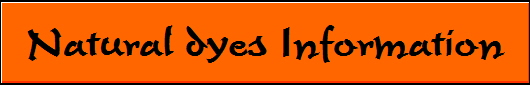 Natural dyes Information