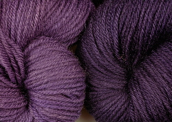 BFL superwash wool dyed with logwood natural dye extract | Wild Colours natural dyes