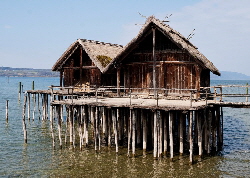 Swiss lake dwellers houses (Andreas F. Borchert)